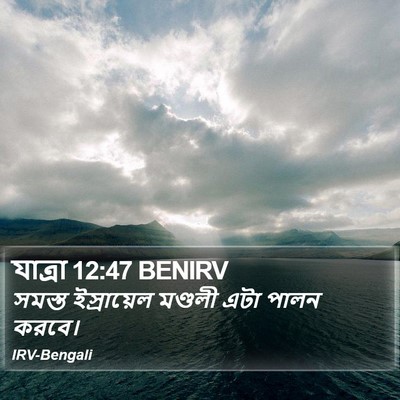 যাত্ৰা 12:47 BENIRV Bible Verse Image