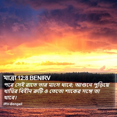 যাত্ৰা 12:8 BENIRV Bible Verse Image