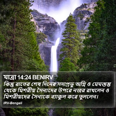 যাত্ৰা 14:24 BENIRV Bible Verse Image