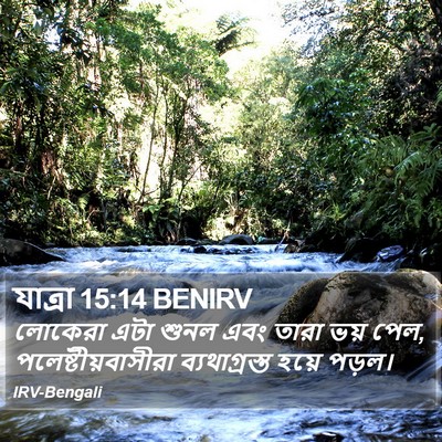যাত্ৰা 15:14 BENIRV Bible Verse Image