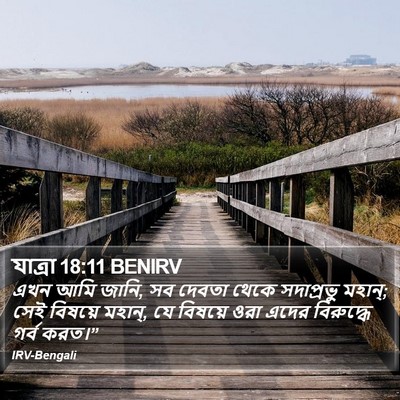 যাত্ৰা 18:11 BENIRV Bible Verse Image