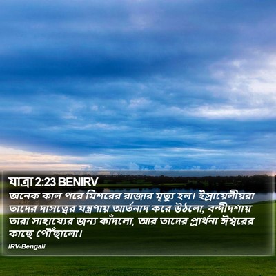যাত্ৰা 2:23 BENIRV Bible Verse Image