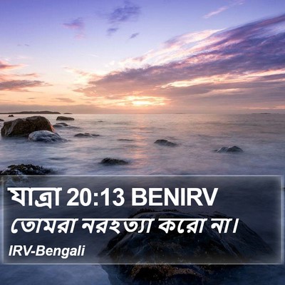 যাত্ৰা 20:13 BENIRV Bible Verse Image