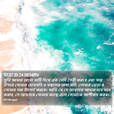 যাত্ৰা 20:24 BENIRV Bible Verse Image