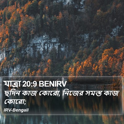 যাত্ৰা 20:9 BENIRV Bible Verse Image