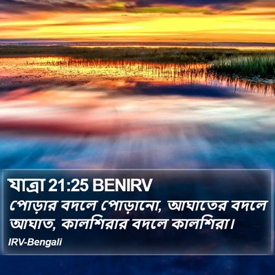 যাত্ৰা 21:25 BENIRV Bible Verse Image