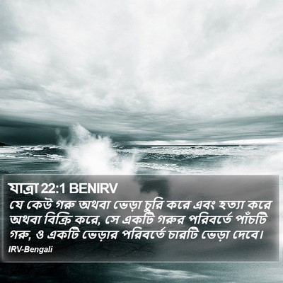 যাত্ৰা 22:1 BENIRV Bible Verse Image