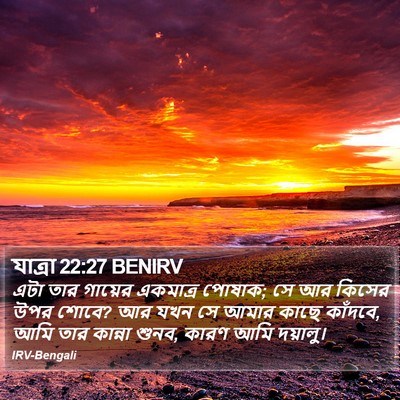 যাত্ৰা 22:27 BENIRV Bible Verse Image