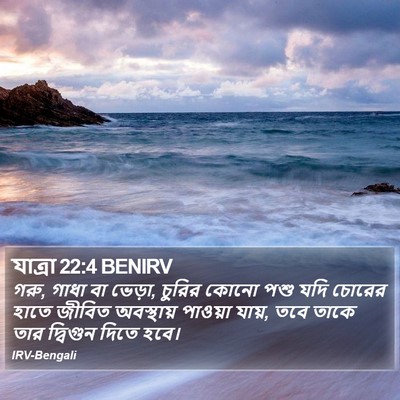 যাত্ৰা 22:4 BENIRV Bible Verse Image