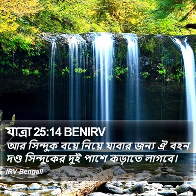 যাত্ৰা 25:14 BENIRV Bible Verse Image