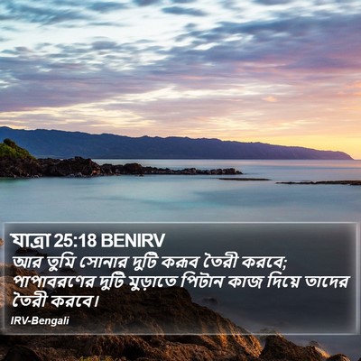 যাত্ৰা 25:18 BENIRV Bible Verse Image