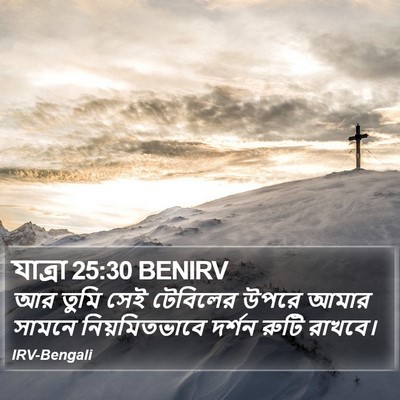 যাত্ৰা 25:30 BENIRV Bible Verse Image