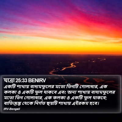 যাত্ৰা 25:33 BENIRV Bible Verse Image
