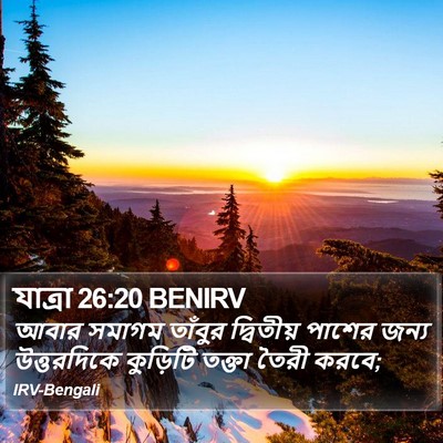 যাত্ৰা 26:20 BENIRV Bible Verse Image