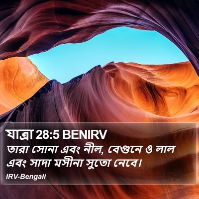 যাত্ৰা 28:5 BENIRV Bible Verse Image