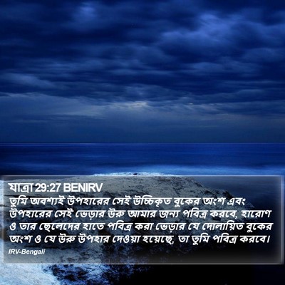 যাত্ৰা 29:27 BENIRV Bible Verse Image
