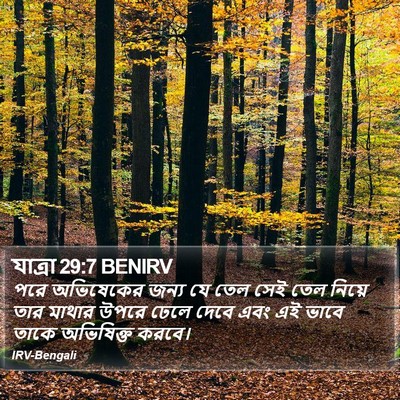 যাত্ৰা 29:7 BENIRV Bible Verse Image