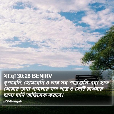 যাত্ৰা 30:28 BENIRV Bible Verse Image