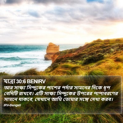 যাত্ৰা 30:6 BENIRV Bible Verse Image