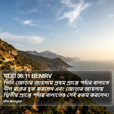 যাত্ৰা 36:11 BENIRV Bible Verse Image