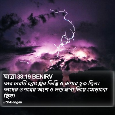 যাত্ৰা 38:19 BENIRV Bible Verse Image
