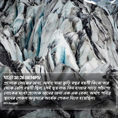 যাত্ৰা 38:26 BENIRV Bible Verse Image