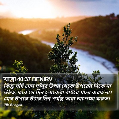 যাত্ৰা 40:37 BENIRV Bible Verse Image