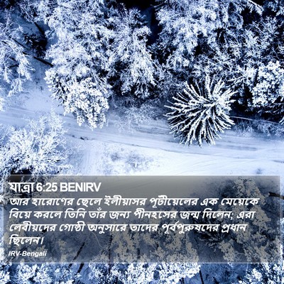 যাত্ৰা 6:25 BENIRV Bible Verse Image