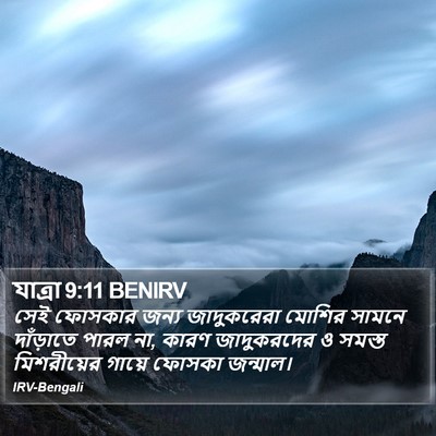 যাত্ৰা 9:11 BENIRV Bible Verse Image