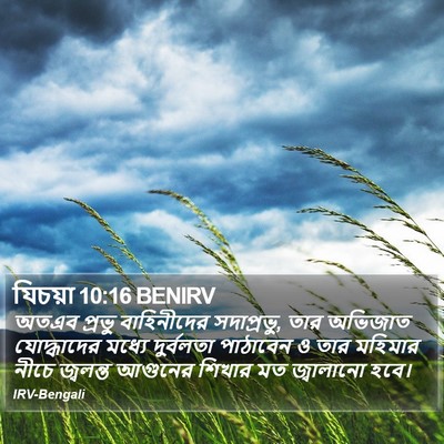 যিচয়া 10:16 BENIRV Bible Verse Image