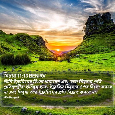 যিচয়া 11:13 BENIRV Bible Verse Image