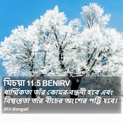 যিচয়া 11:5 BENIRV Bible Verse Image