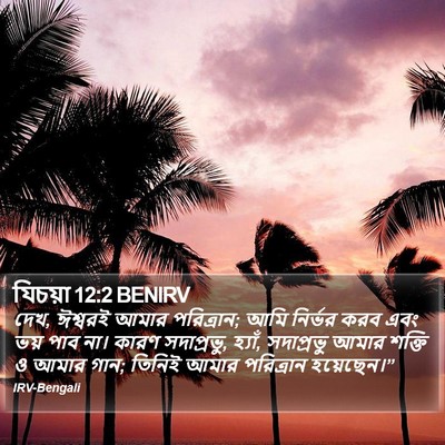 যিচয়া 12:2 BENIRV Bible Verse Image