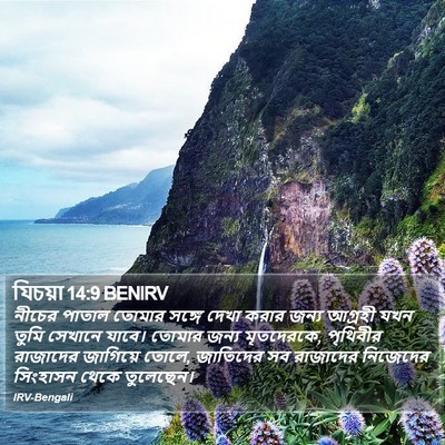 যিচয়া 14:9 BENIRV Bible Verse Image