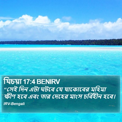 যিচয়া 17:4 BENIRV Bible Verse Image