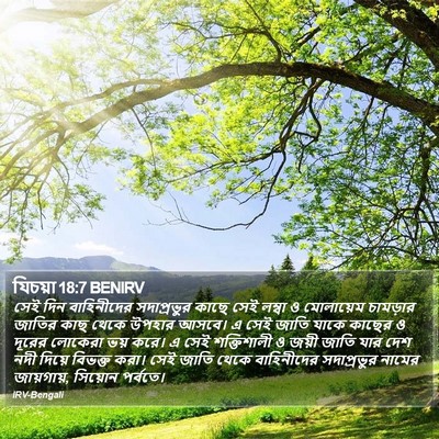 যিচয়া 18:7 BENIRV Bible Verse Image