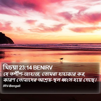 যিচয়া 23:14 BENIRV Bible Verse Image