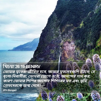যিচয়া 26:19 BENIRV Bible Verse Image