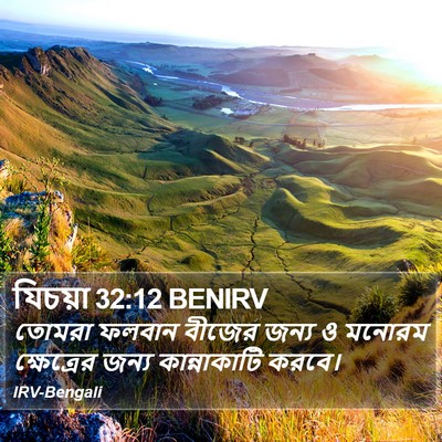 যিচয়া 32:12 BENIRV Bible Verse Image