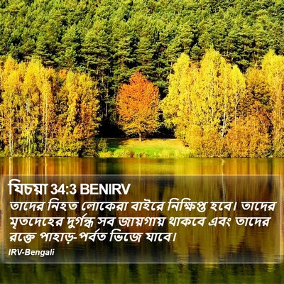 যিচয়া 34:3 BENIRV Bible Verse Image