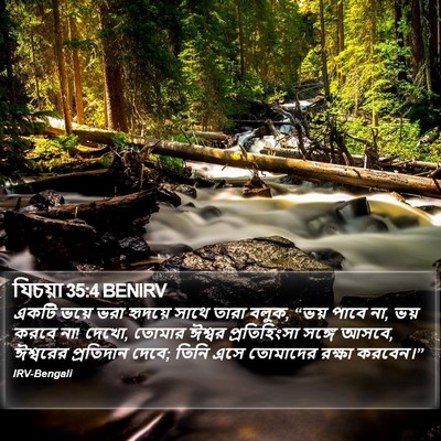 যিচয়া 35:4 BENIRV Bible Verse Image