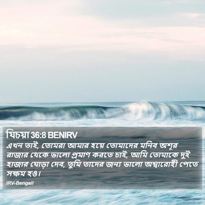 যিচয়া 36:8 BENIRV Bible Verse Image