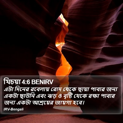 যিচয়া 4:6 BENIRV Bible Verse Image