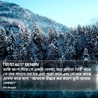 যিচয়া 44:17 BENIRV Bible Verse Image
