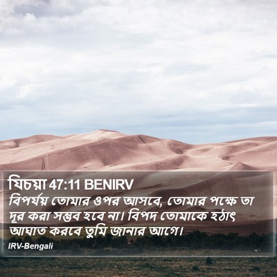যিচয়া 47:11 BENIRV Bible Verse Image