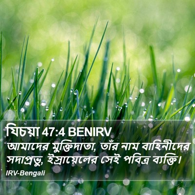 যিচয়া 47:4 BENIRV Bible Verse Image