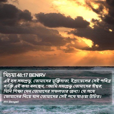 যিচয়া 48:17 BENIRV Bible Verse Image