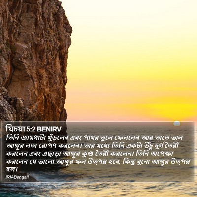যিচয়া 5:2 BENIRV Bible Verse Image