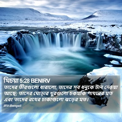 যিচয়া 5:28 BENIRV Bible Verse Image