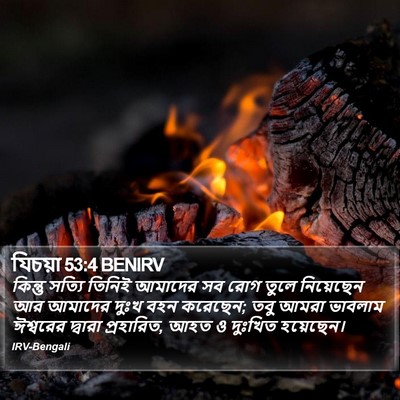 যিচয়া 53:4 BENIRV Bible Verse Image